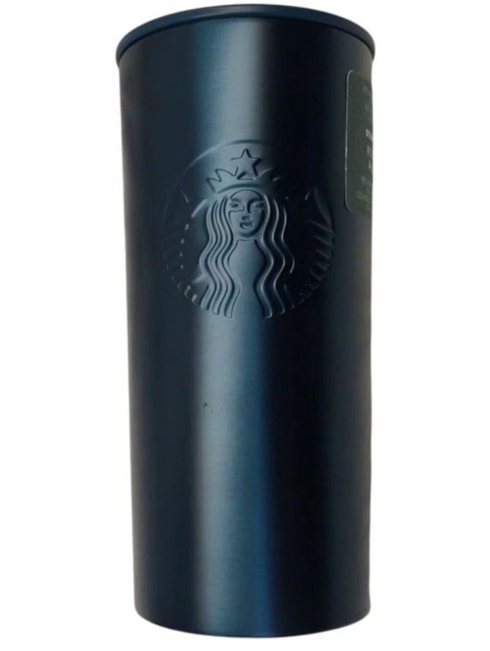 STARBUCKS 16OZ. SIREN EMBOSSED EARTH DAY TUMBLER. TEAL GREEN. NWT